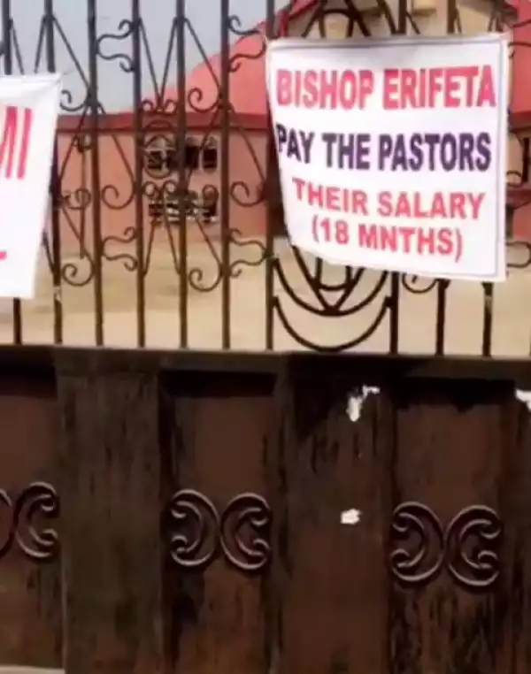 END TIME? Pastors Riot Against Bishop, Close Down Church In Sapele, Delta (Photos/Video)